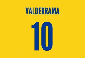 colombia midfielder carlos valderrama
